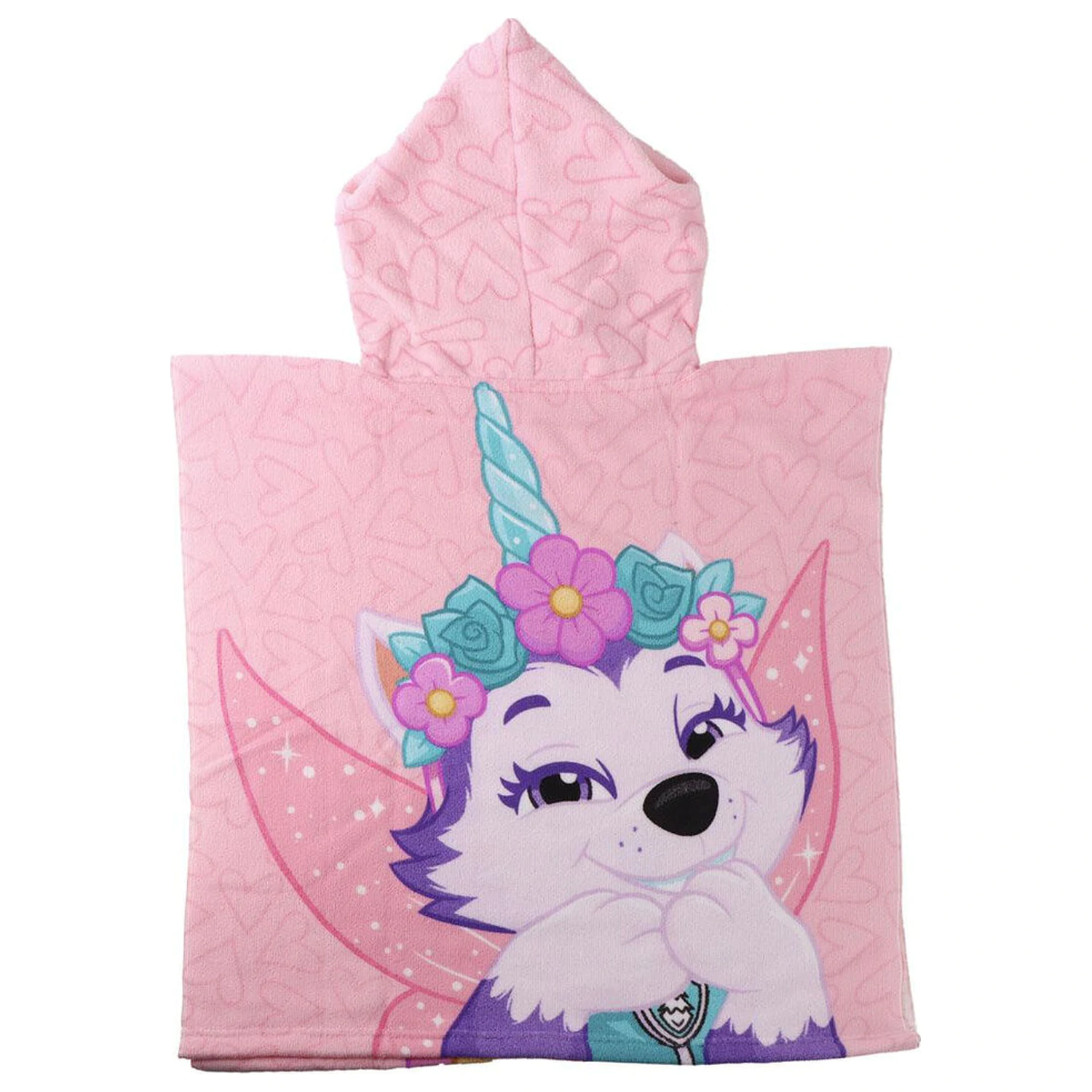 Paw Patrol Mikrofaser Poncho Strandtuch Produktfoto