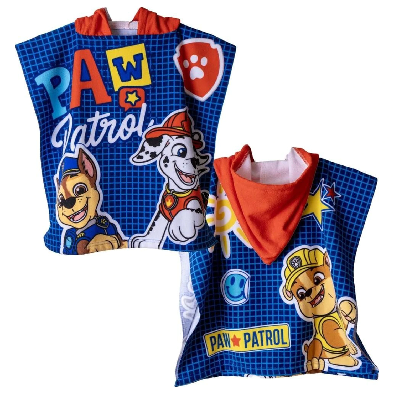 Paw Patrol Mikrofaser-Poncho-Handtuch Produktfoto