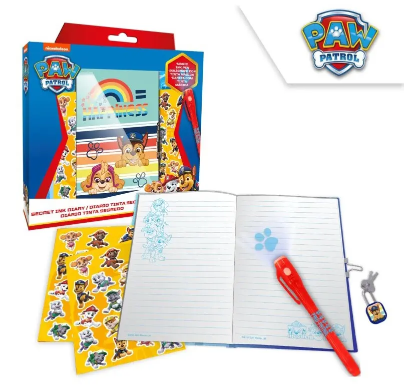 Paw Patrol Tagebuch + magic pen Produktfoto