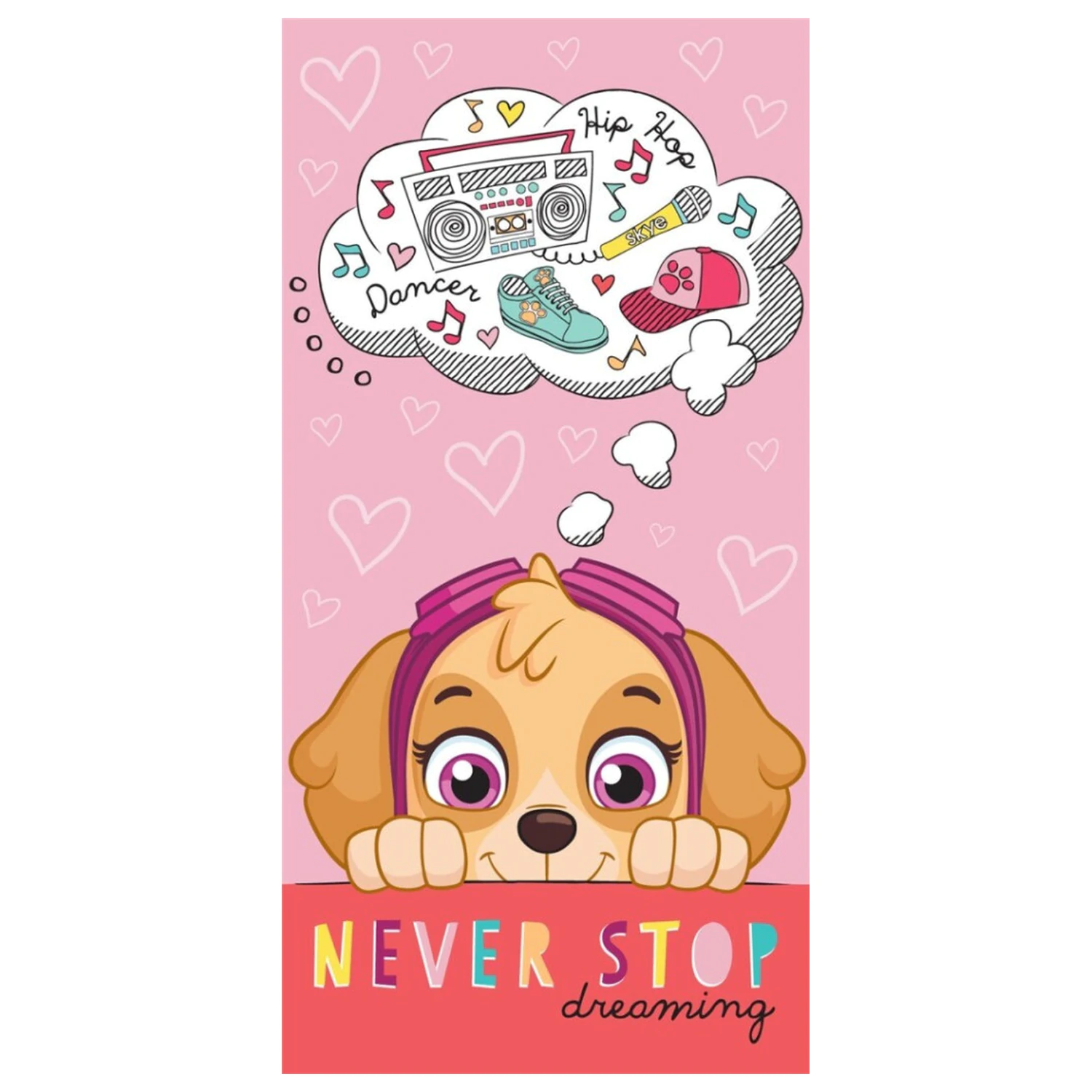 Paw Patrol Never Stop Handtuch Produktfoto