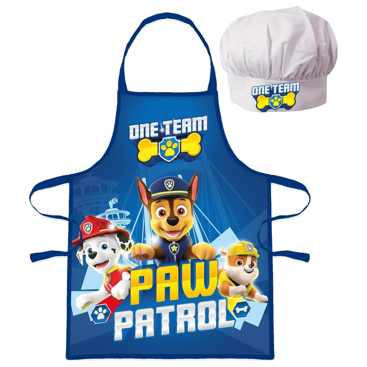 Paw Patrol One Team Kinder Schürze 2 Stück Set Produktfoto