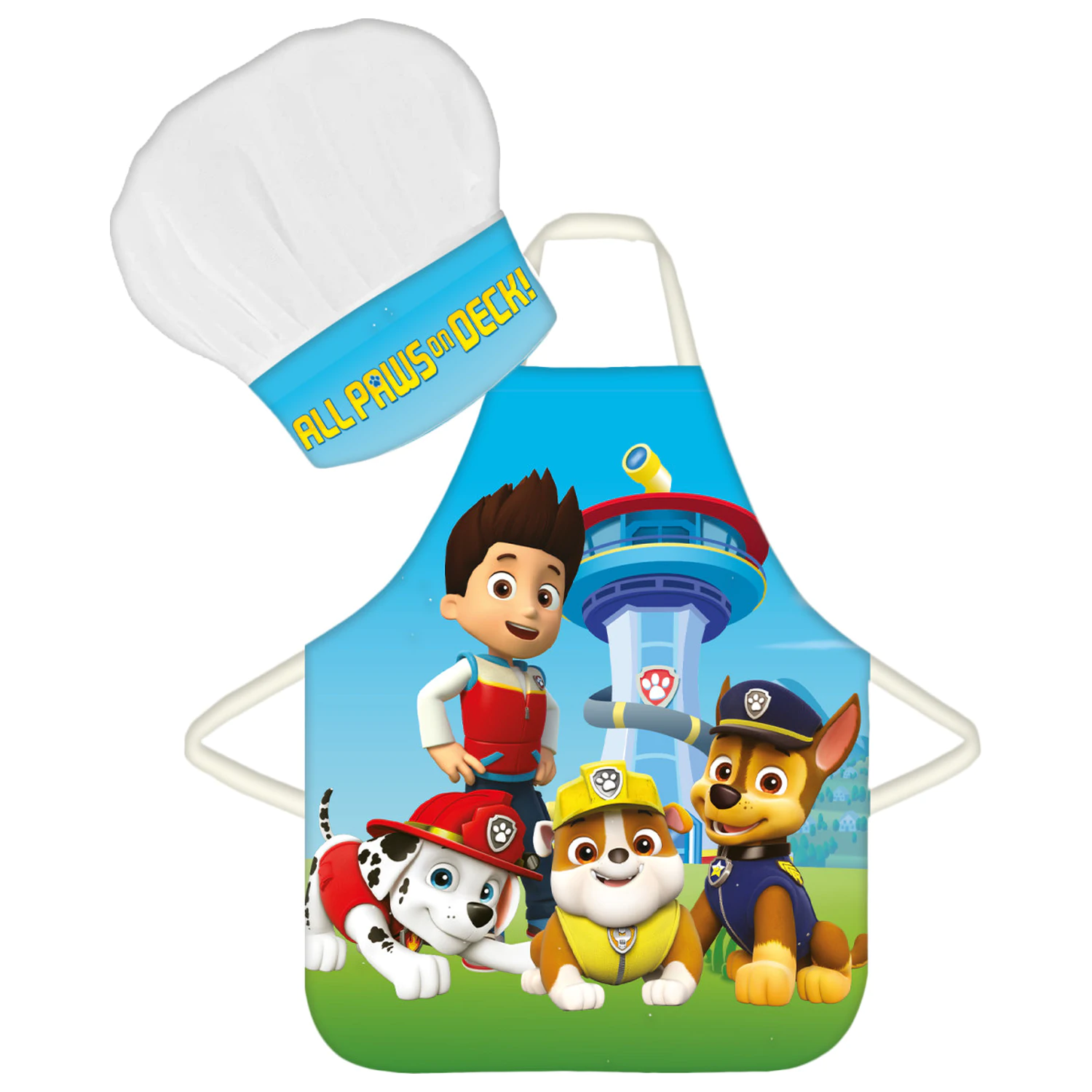 Paw Patrol Paws on Deck Kinder-Schürze 2-teiliges Set Produktfoto