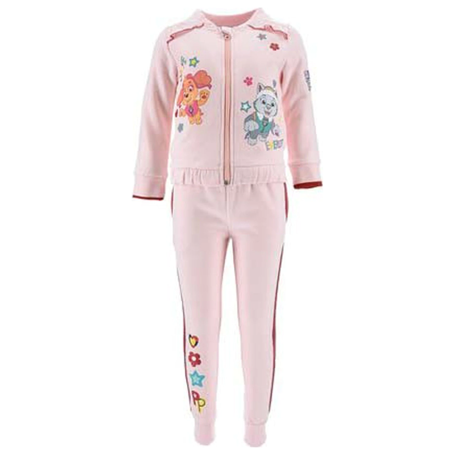 Paw Patrol Pink Girly Kinder Sweatshirt, Jogging Set Produktfoto
