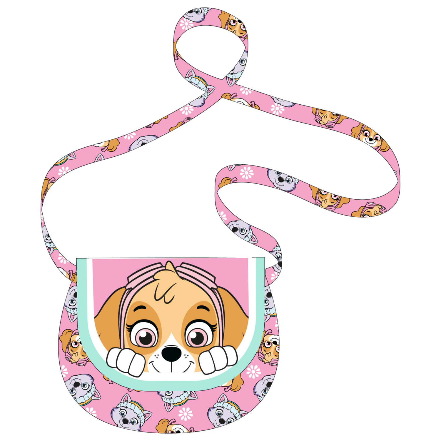 Paw Patrol Pink Crossbody Umhängetasche Produktfoto