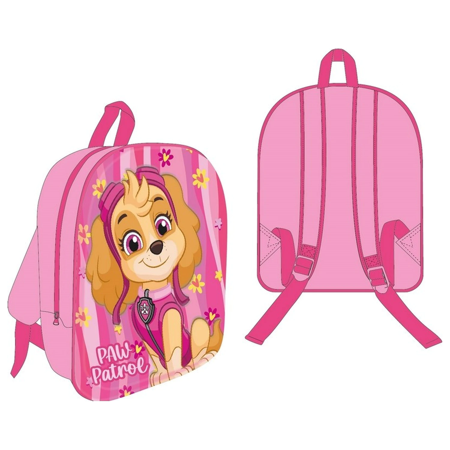 Paw Patrol Pink Skye 3D Rucksack, Tasche 30 cm Produktfoto