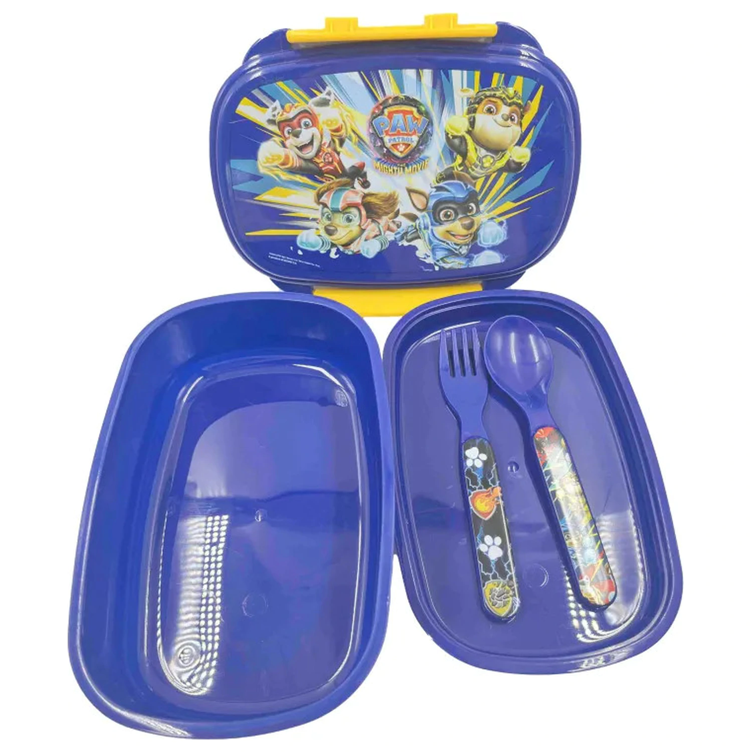 Paw Patrol Power Up Lunchbox + Besteck-Set Produktfoto
