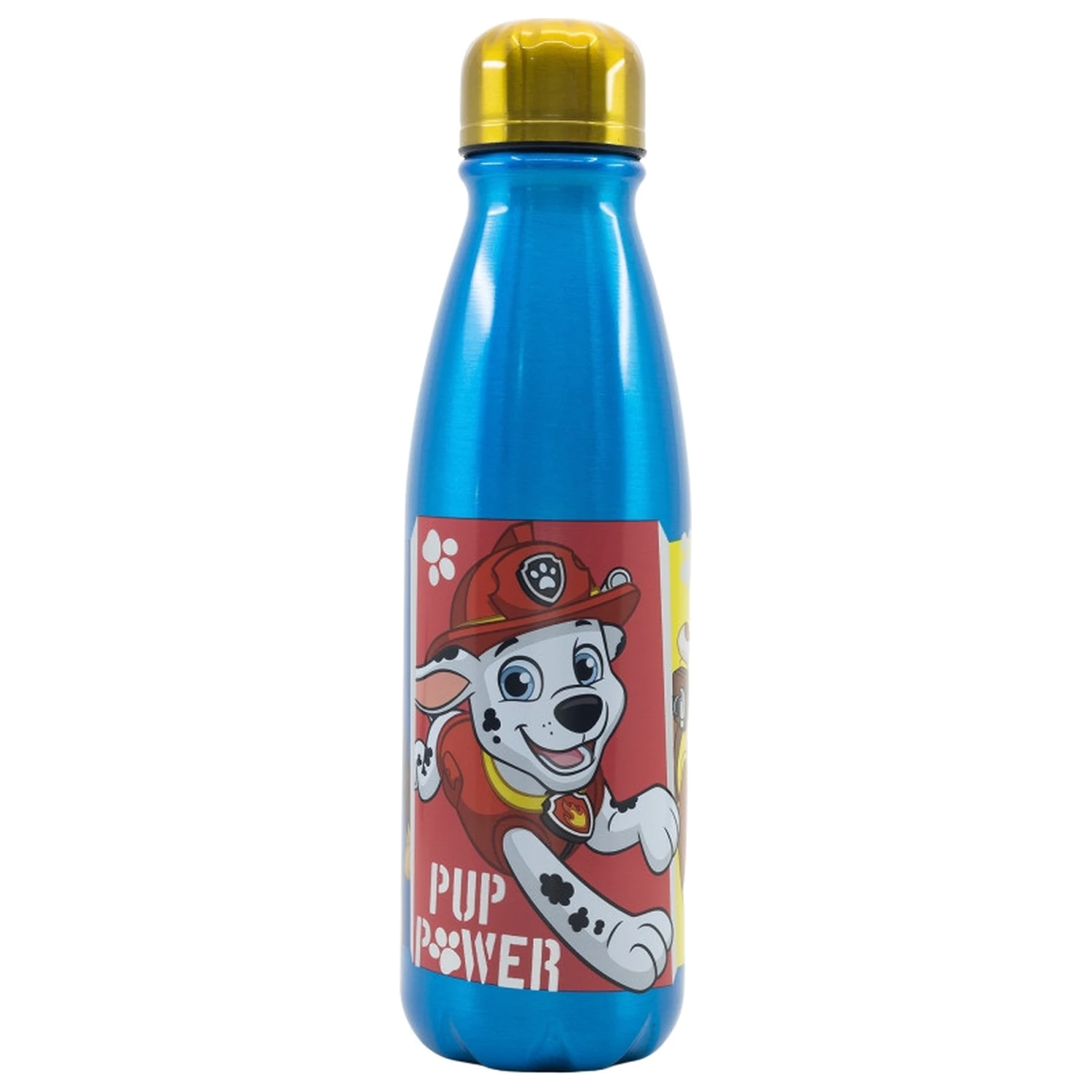 PAW Patrol Pup Power Aluminium Trinkflasche mit Schraubverschluss 600ml Produktfoto