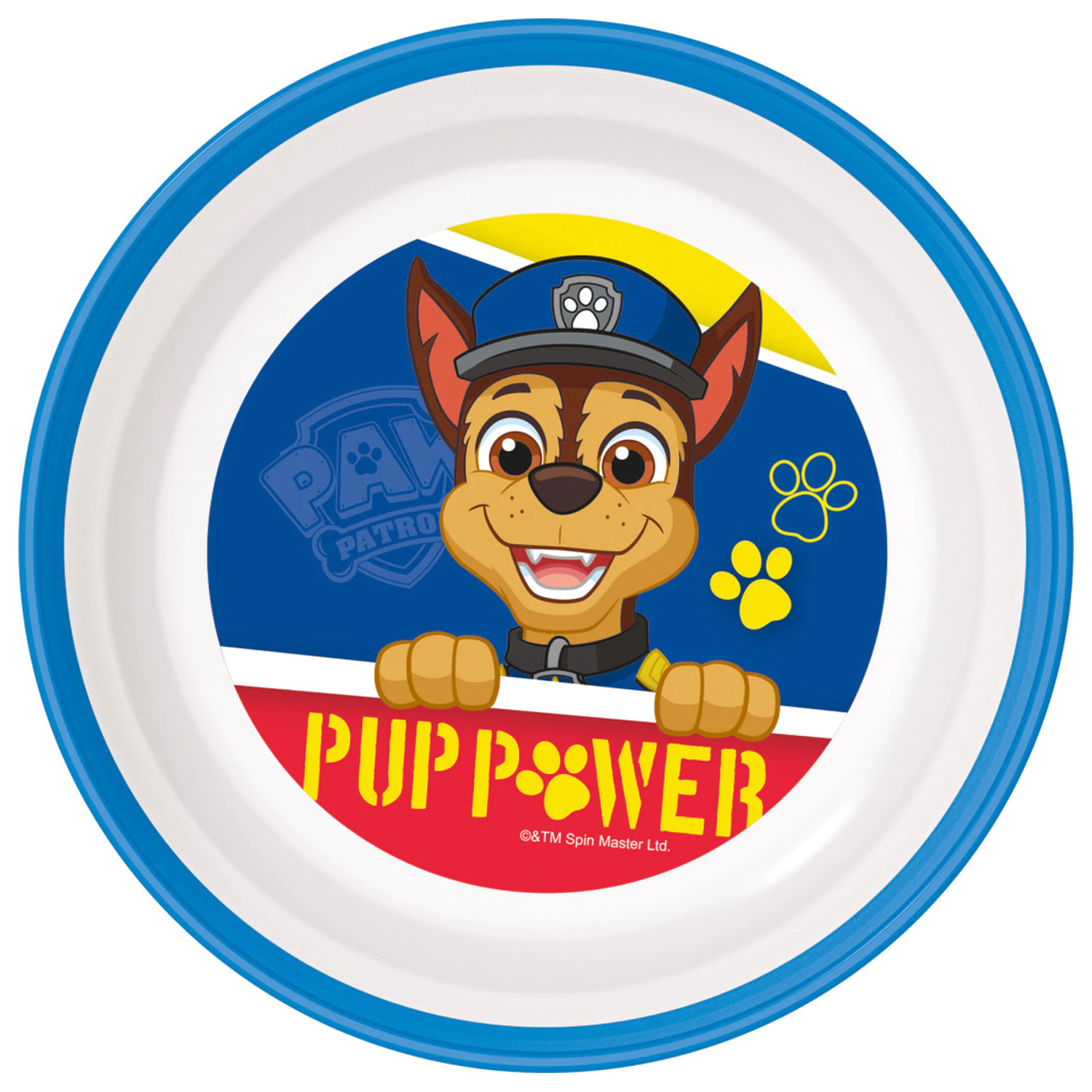 Paw Patrol Pup Power Rutschfeste Mikro tiefer Teller Produktfoto