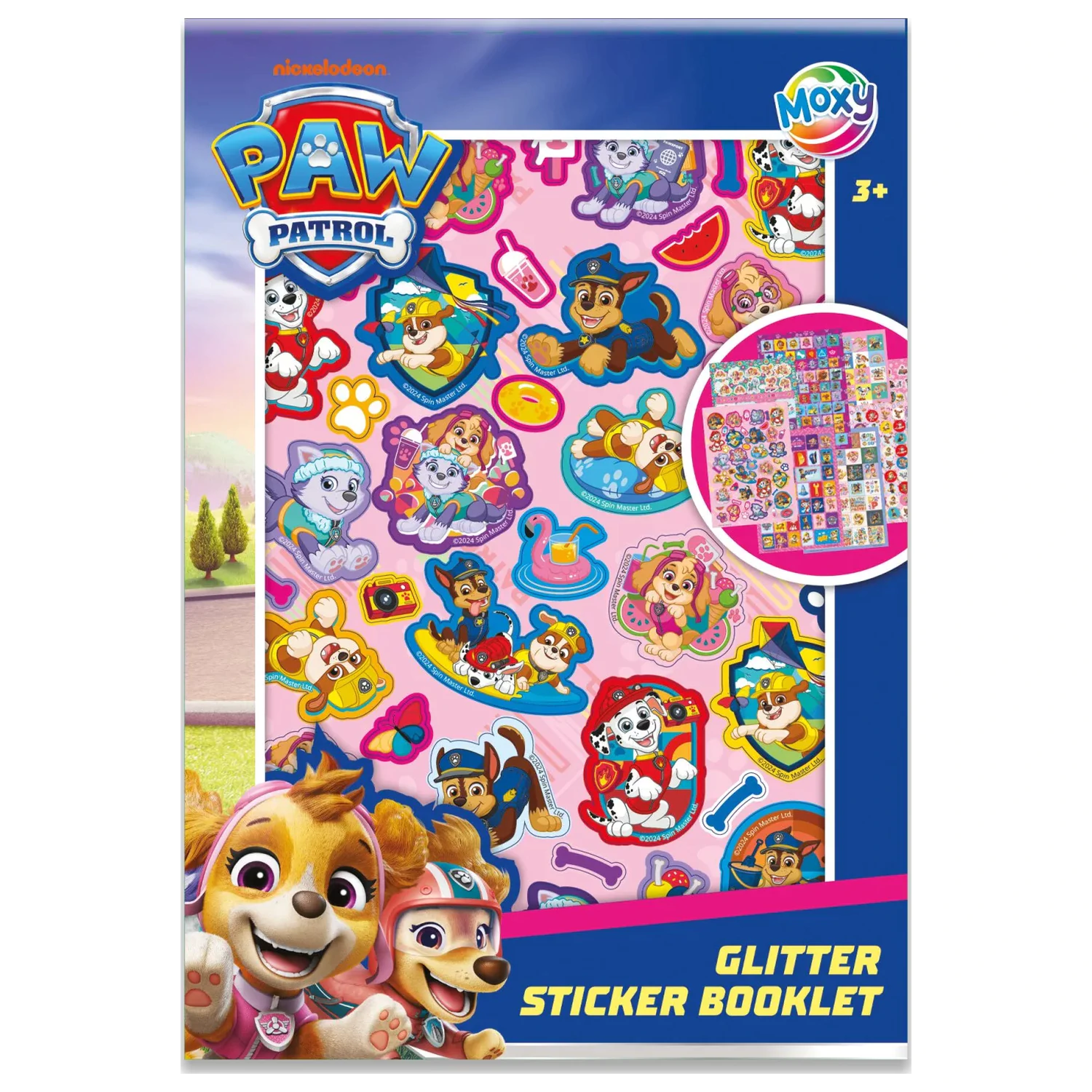 PAW Patrol Puppy Love Glitzer Sticker Buch Produktfoto