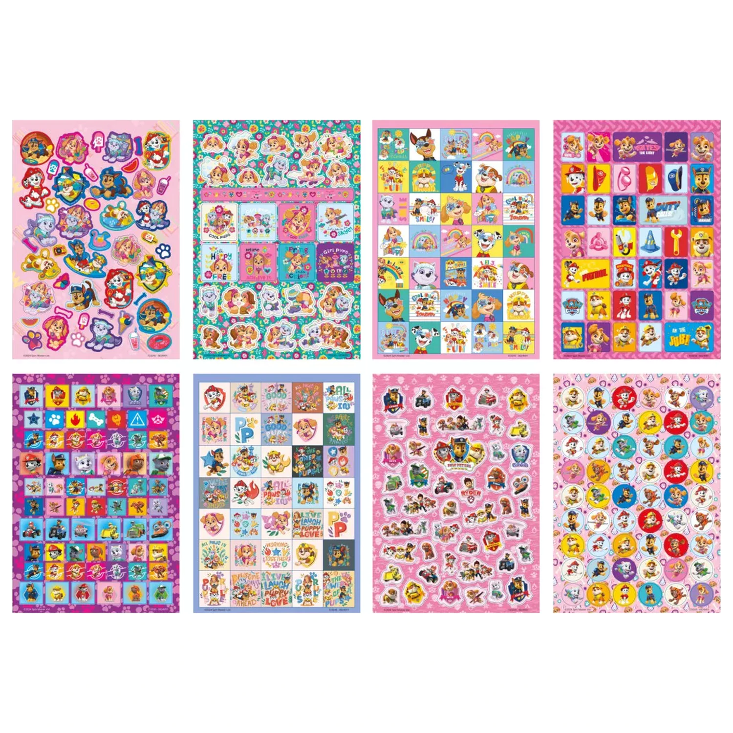 PAW Patrol Puppy Love Glitzer Sticker Buch Produktfoto