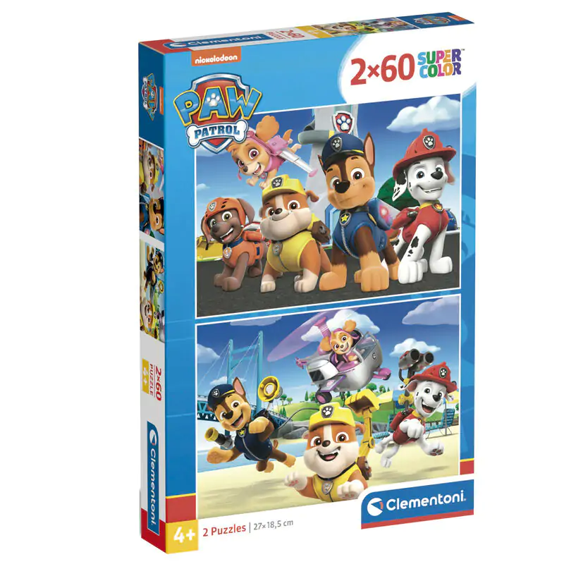 Paw Patrol Puzzle 2x60St termékfotó