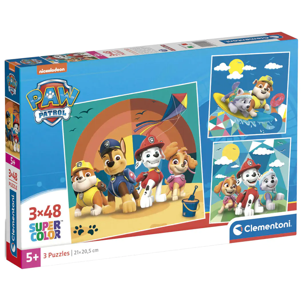 Paw Patrol Puzzle 3x48St Produktfoto