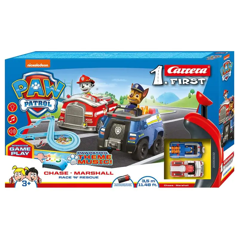 Paw Patrol Race N Rescue elektrische Rennstrecke Produktfoto