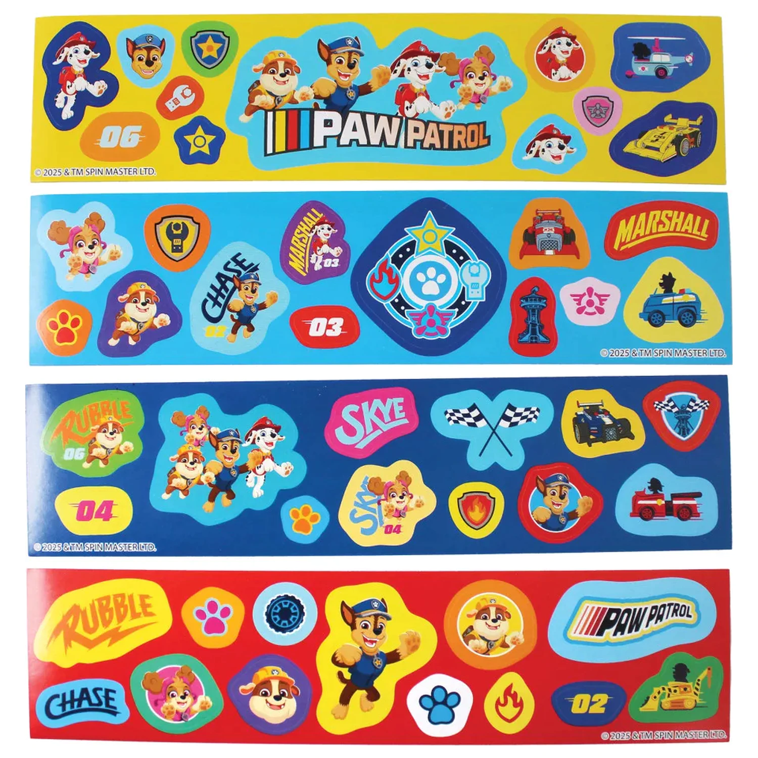 Paw Patrol Ready for Action 600-teiliges Sticker-Set Produktfoto