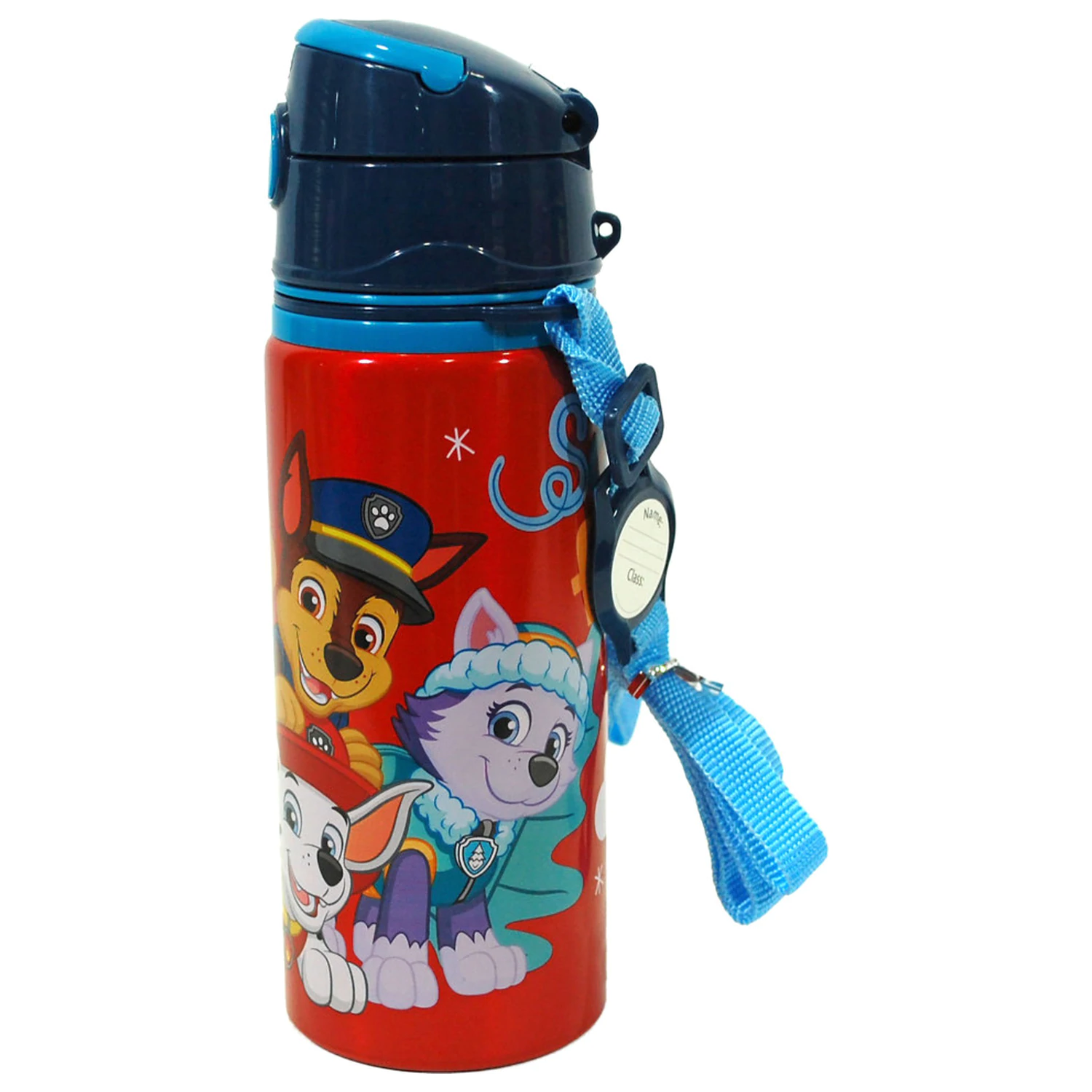 Paw Patrol Rote Aluminium-Trinkflasche mit Haken 600 ml Produktfoto
