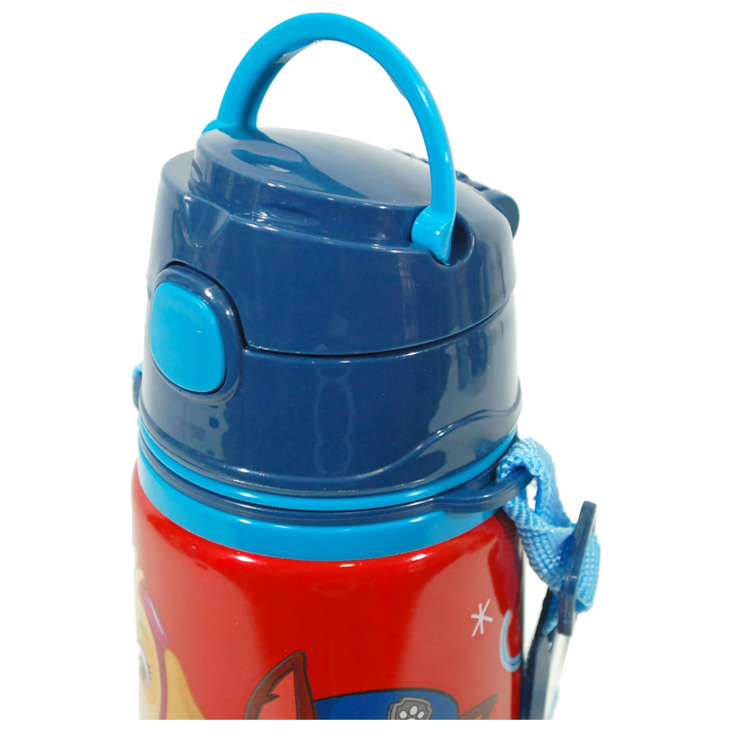Paw Patrol Rote Aluminium-Trinkflasche mit Haken 600 ml Produktfoto