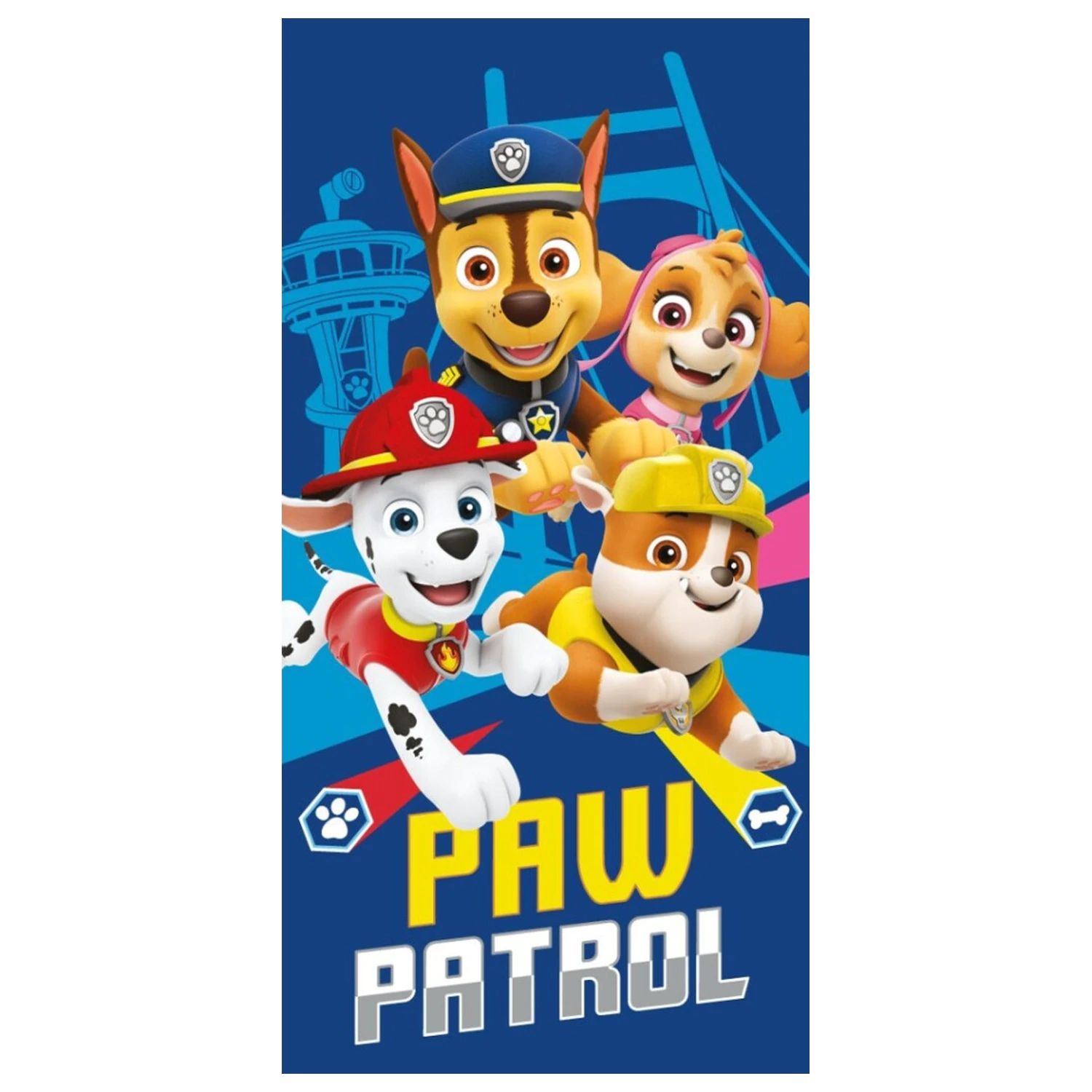 Paw Patrol Rescue Crew Handtuch 70x140cm Produktfoto
