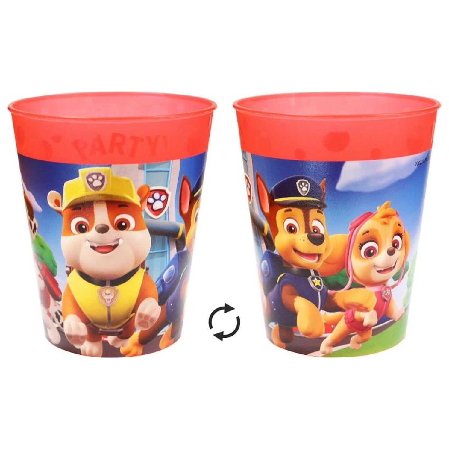 PAW Patrol Rescue Heroes Mikro Premium Plastikbecher 250 ml Produktfoto