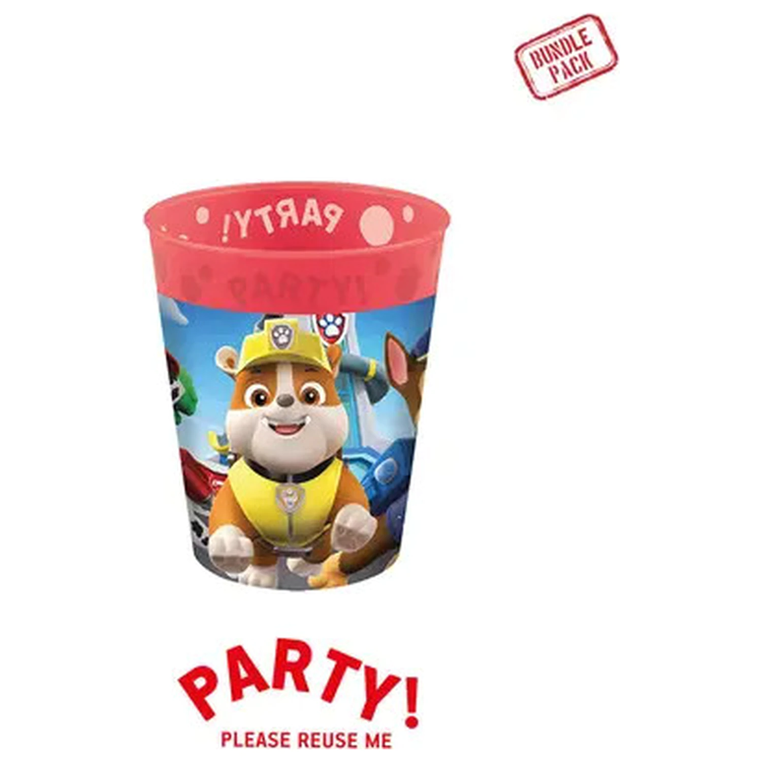 Paw Patrol Rescue Heroes micro premium Kunststoffbecher Set 4 Stück 250 ml Produktfoto