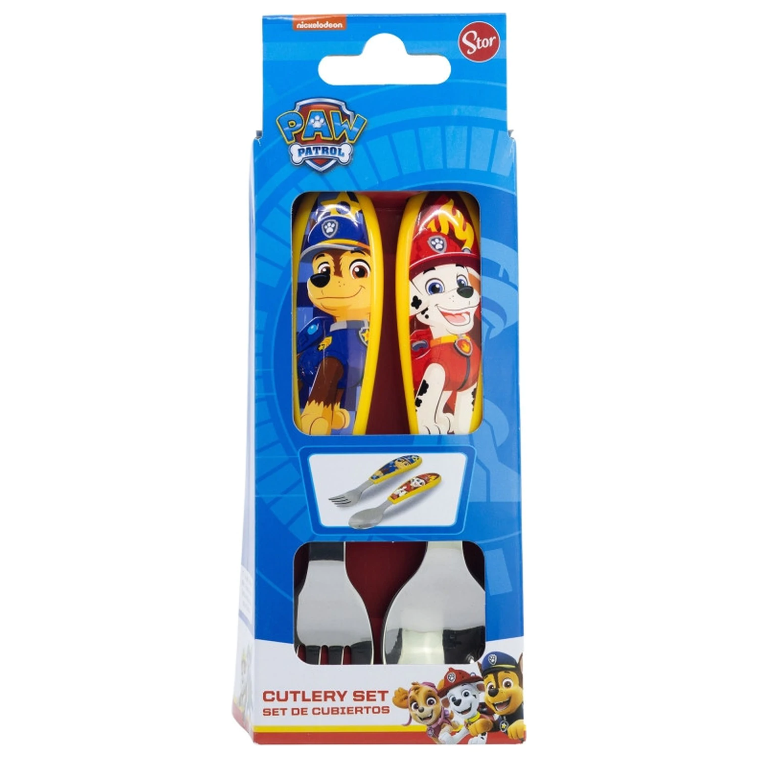 PAW Patrol Rescue Pups Metal Ergo Besteck-Set - 2-teilig Produktfoto