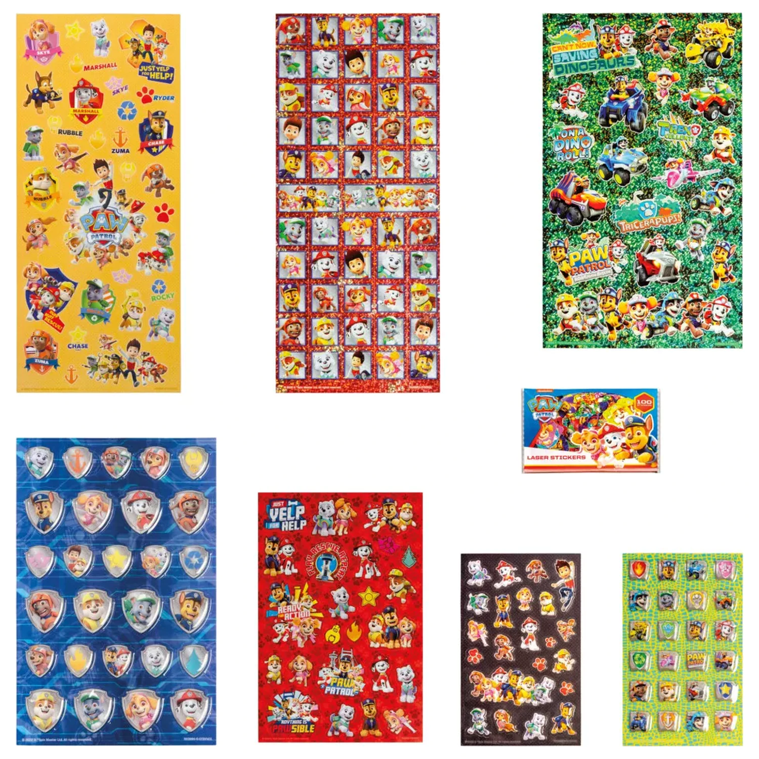 Paw Patrol Rescue Repeat Super Aufkleber-Set mit Spielzeug Produktfoto