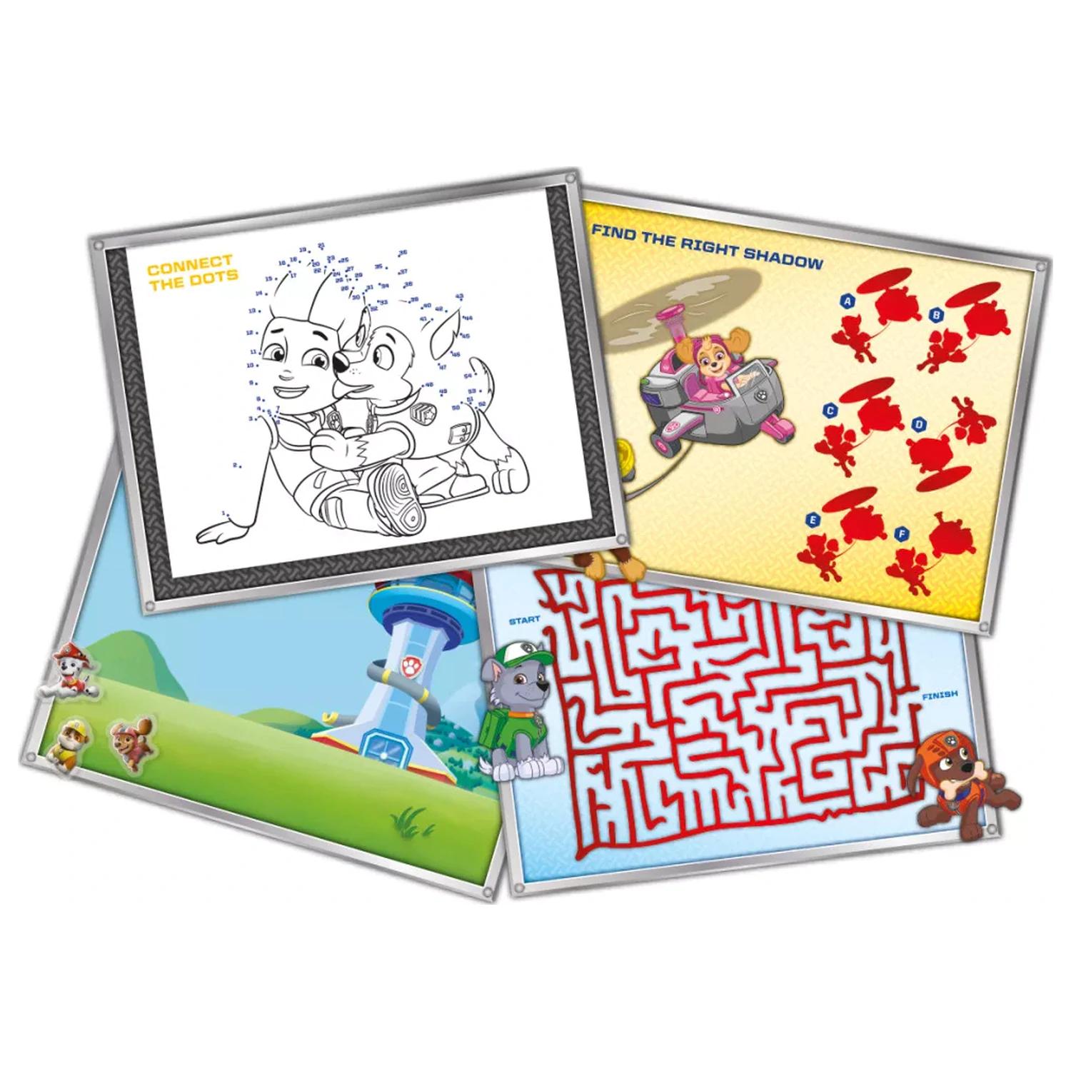 Paw Patrol Rescue Repeat Super Aufkleber-Set mit Spielzeug Produktfoto