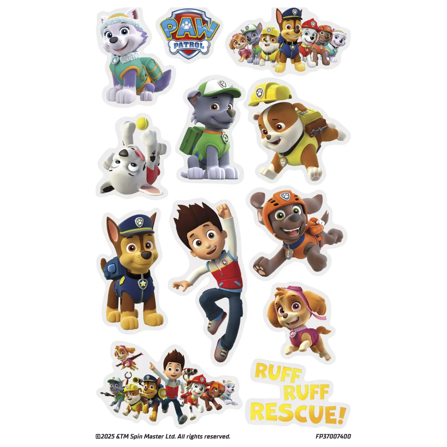 Paw Patrol Rescue Tattoo 12 Stück Produktfoto