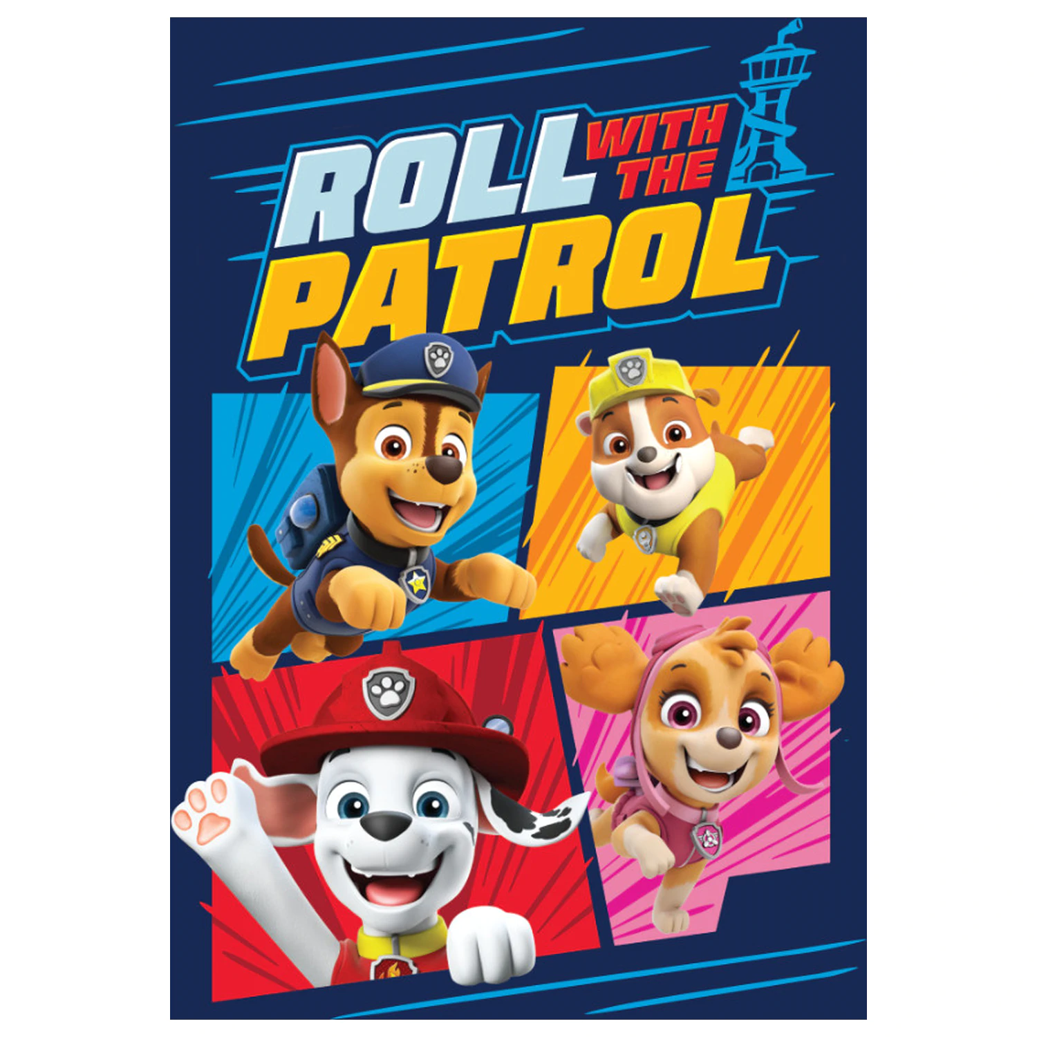 Paw Patrol Rolle Fleecedecke Produktfoto