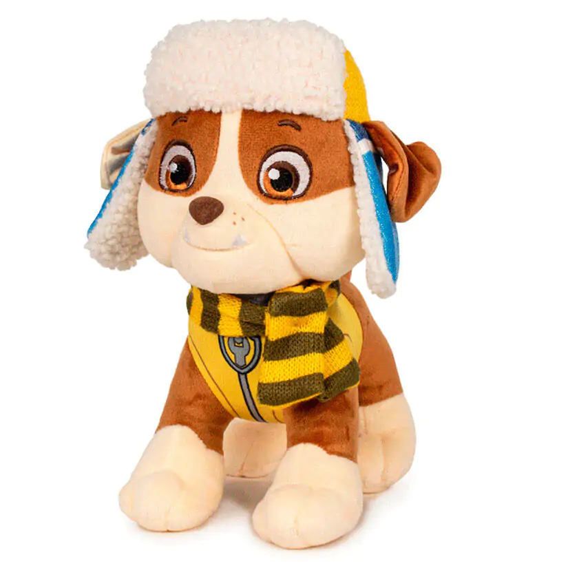 Paw Patrol Rubble winter Plüschfigur 27cm termékfotó