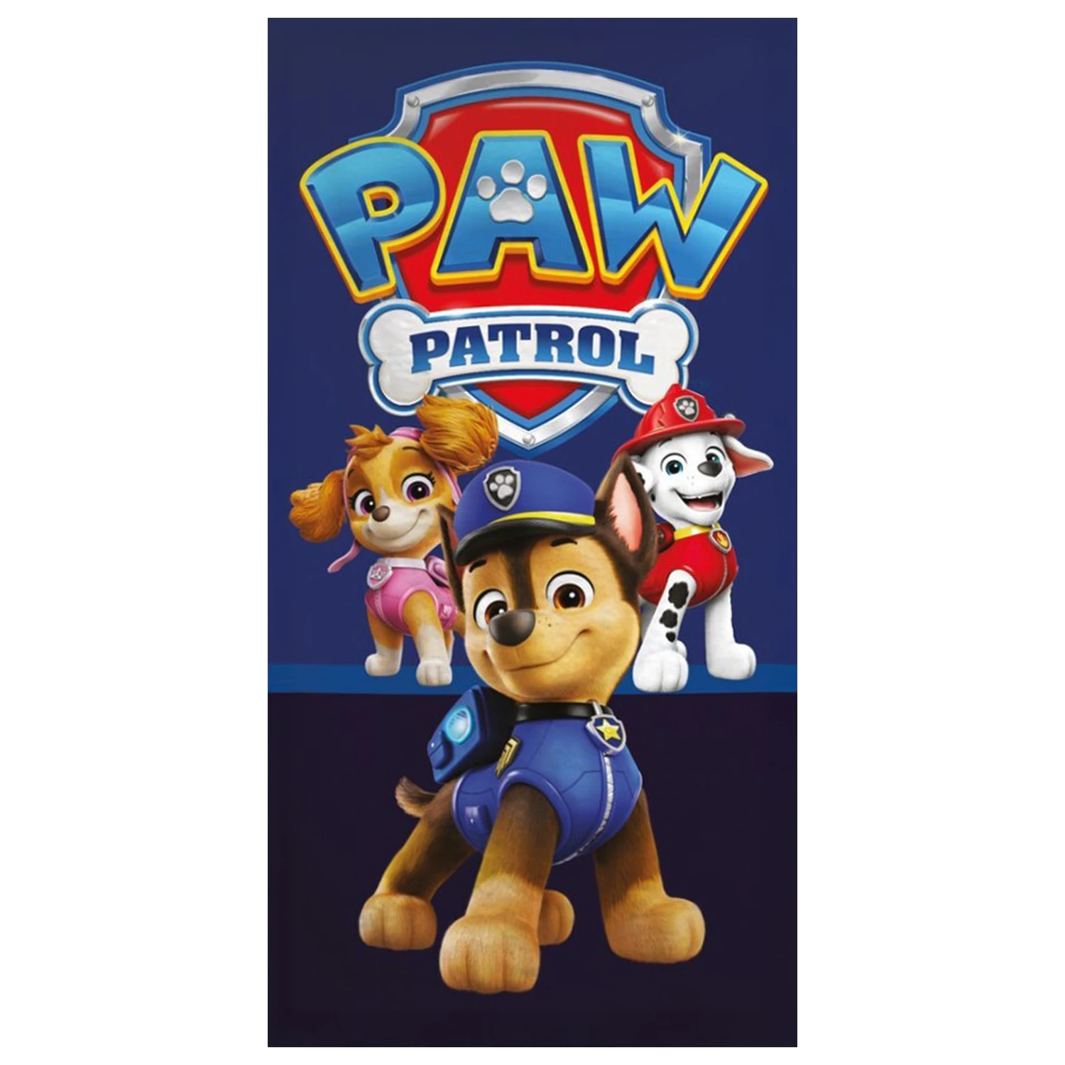 Paw Patrol Schild Handtuch 70x140cm Produktfoto