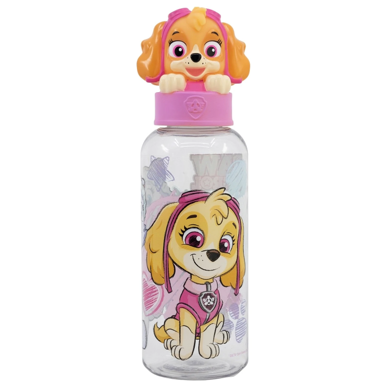 Paw Patrol Sketch 3D Figur Plastik Trinkflasche 560 ml Produktfoto
