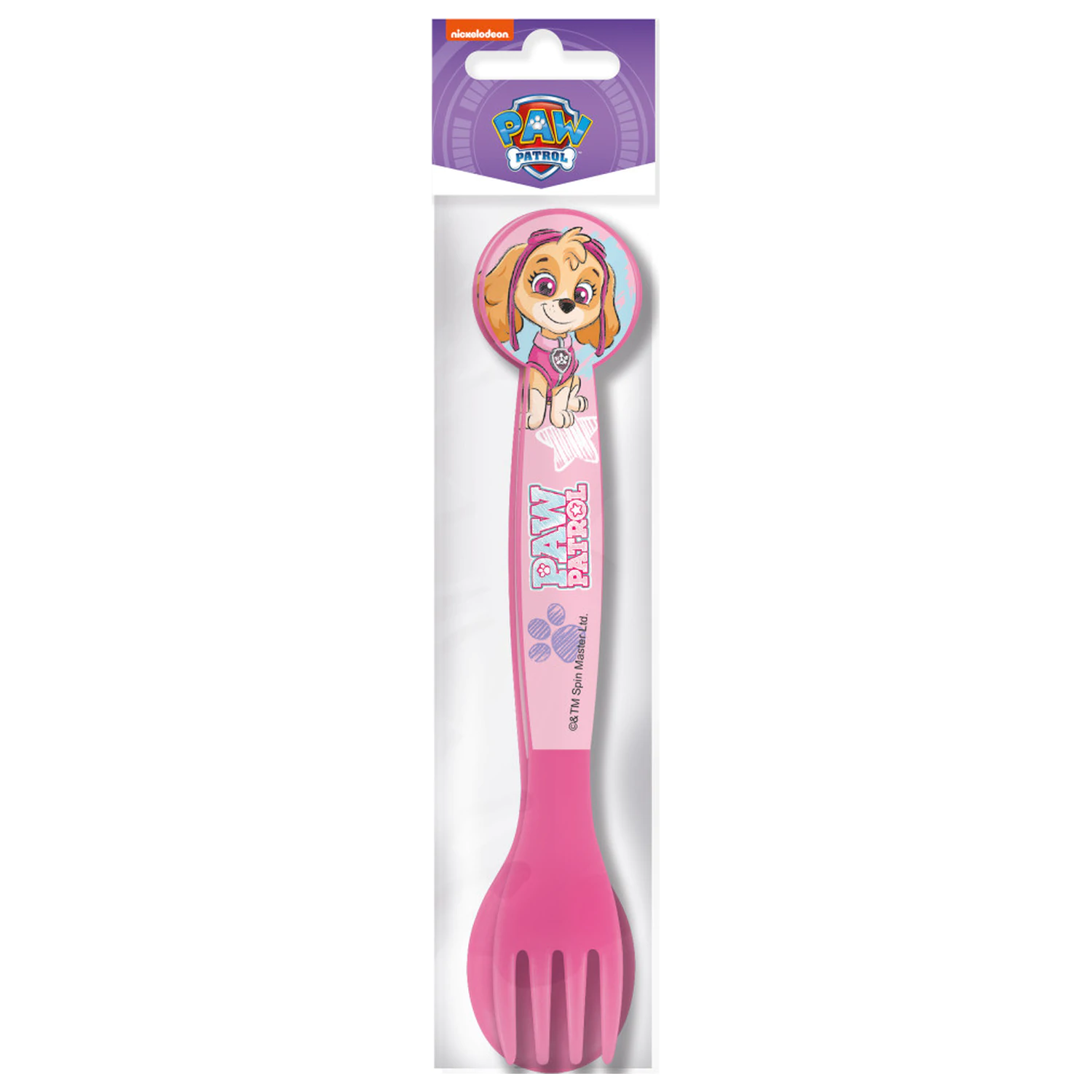 Paw Patrol Sketch Plastik Besteck Set - 2 Teile Produktfoto