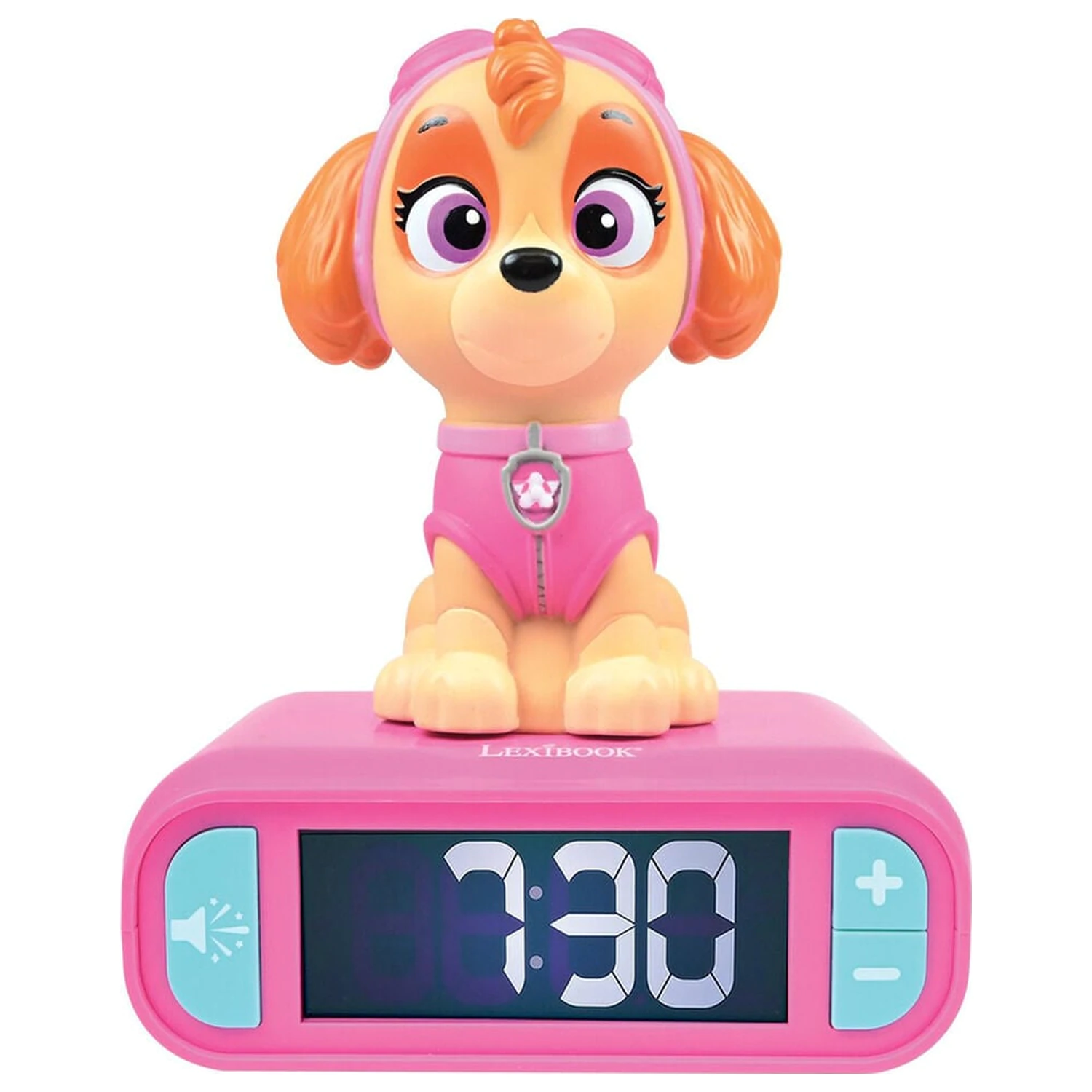Paw Patrol Skye 3D Nachtlicht digitale Alarmuhr Produktfoto