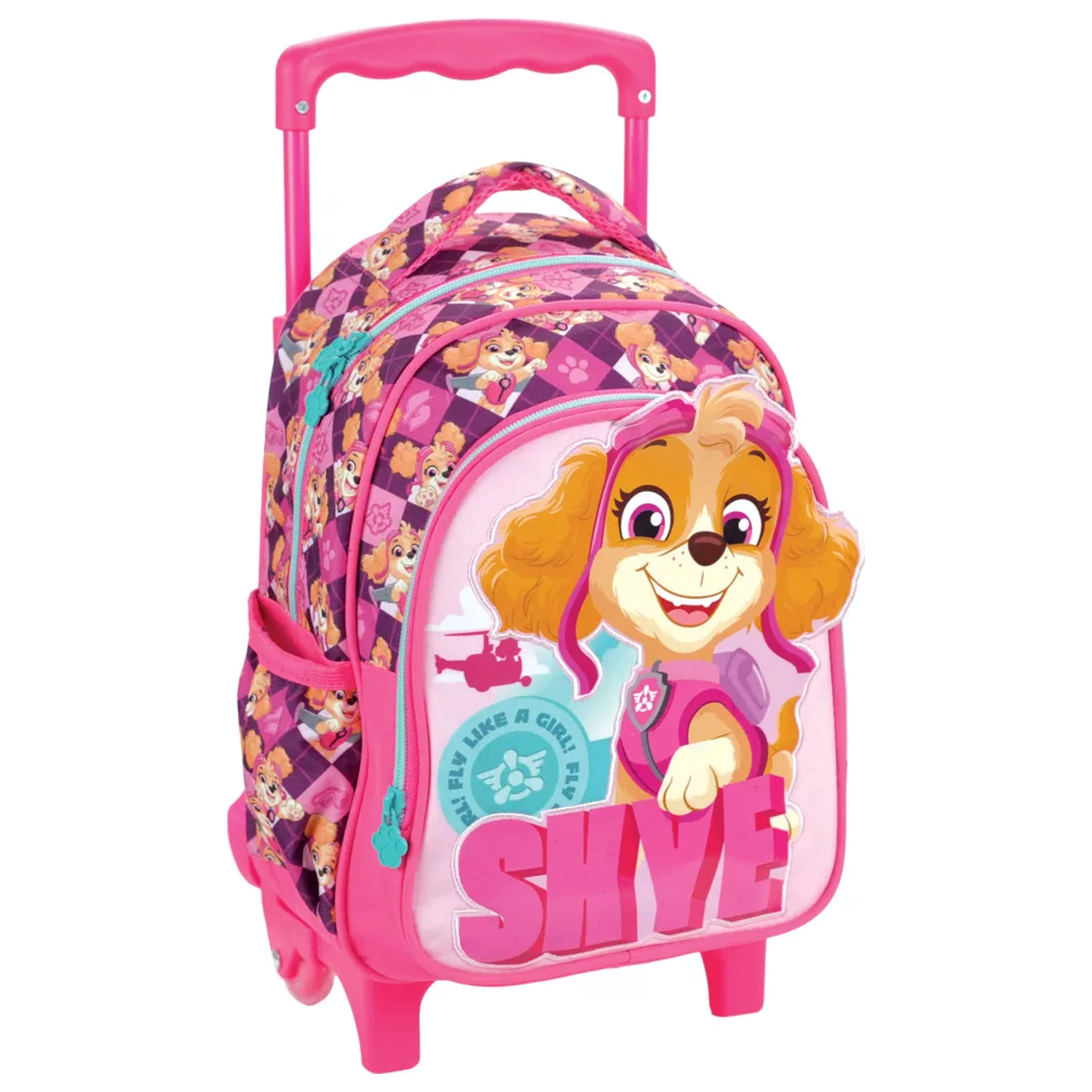Paw Patrol Skye Fly Rollender Kindergarten Rucksack, Tasche 30 cm Produktfoto