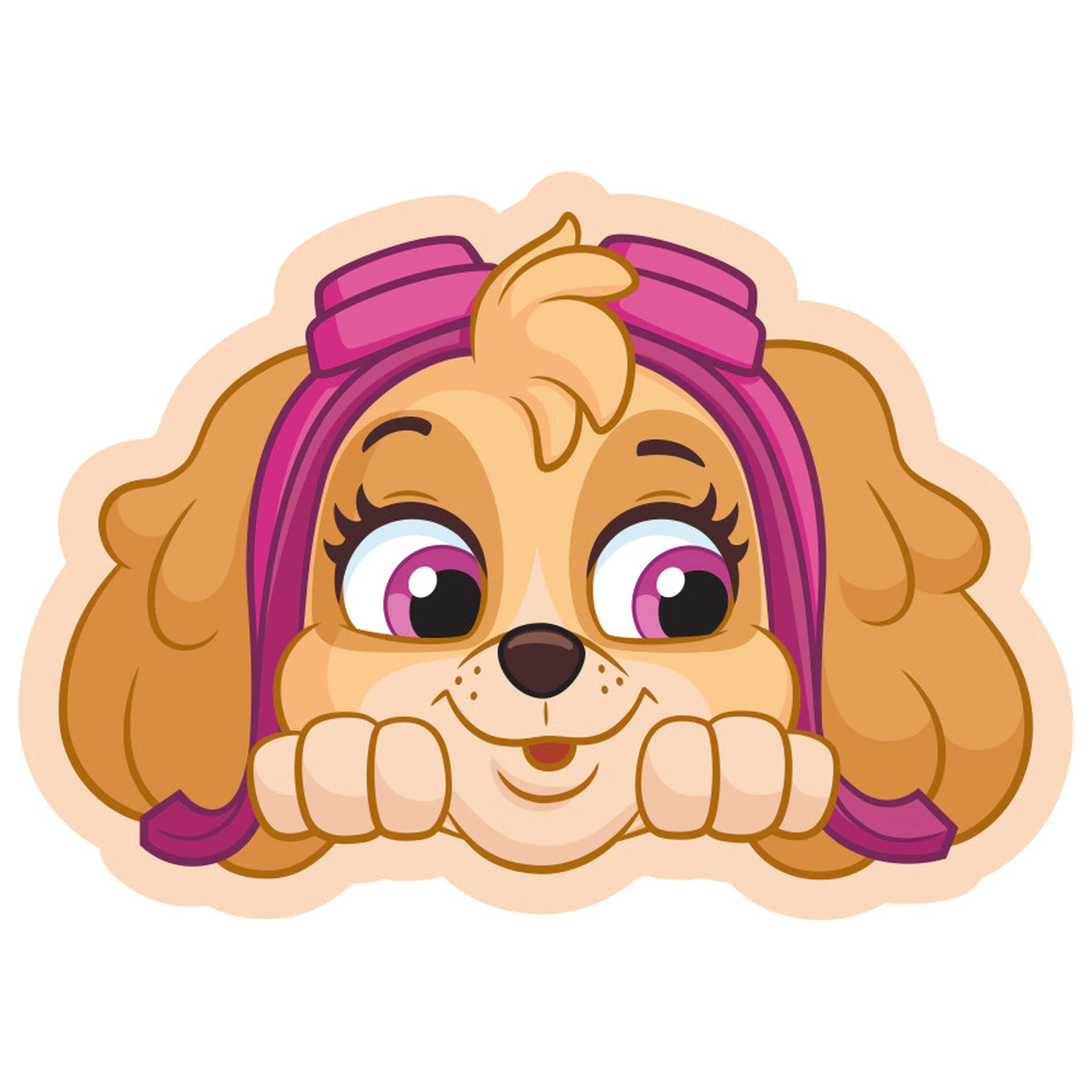 Paw Patrol Skye geformtes Kissen, dekoratives Kissen Produktfoto