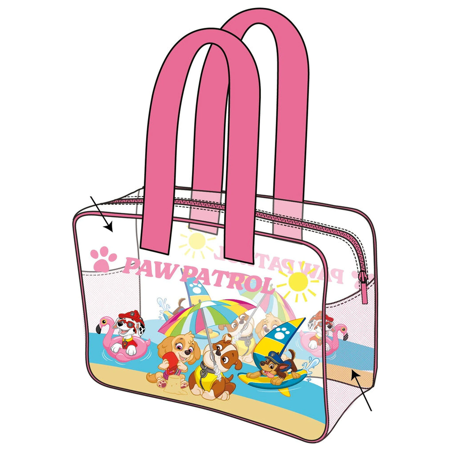 Paw Patrol Strandtasche Produktfoto