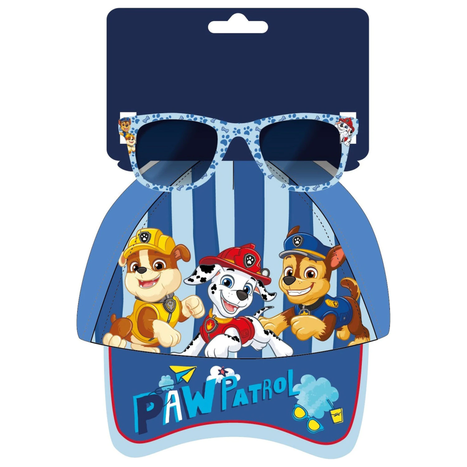 Paw Patrol Sunny Paws Sonnenbrille und Baseball Kappe Set Produktfoto