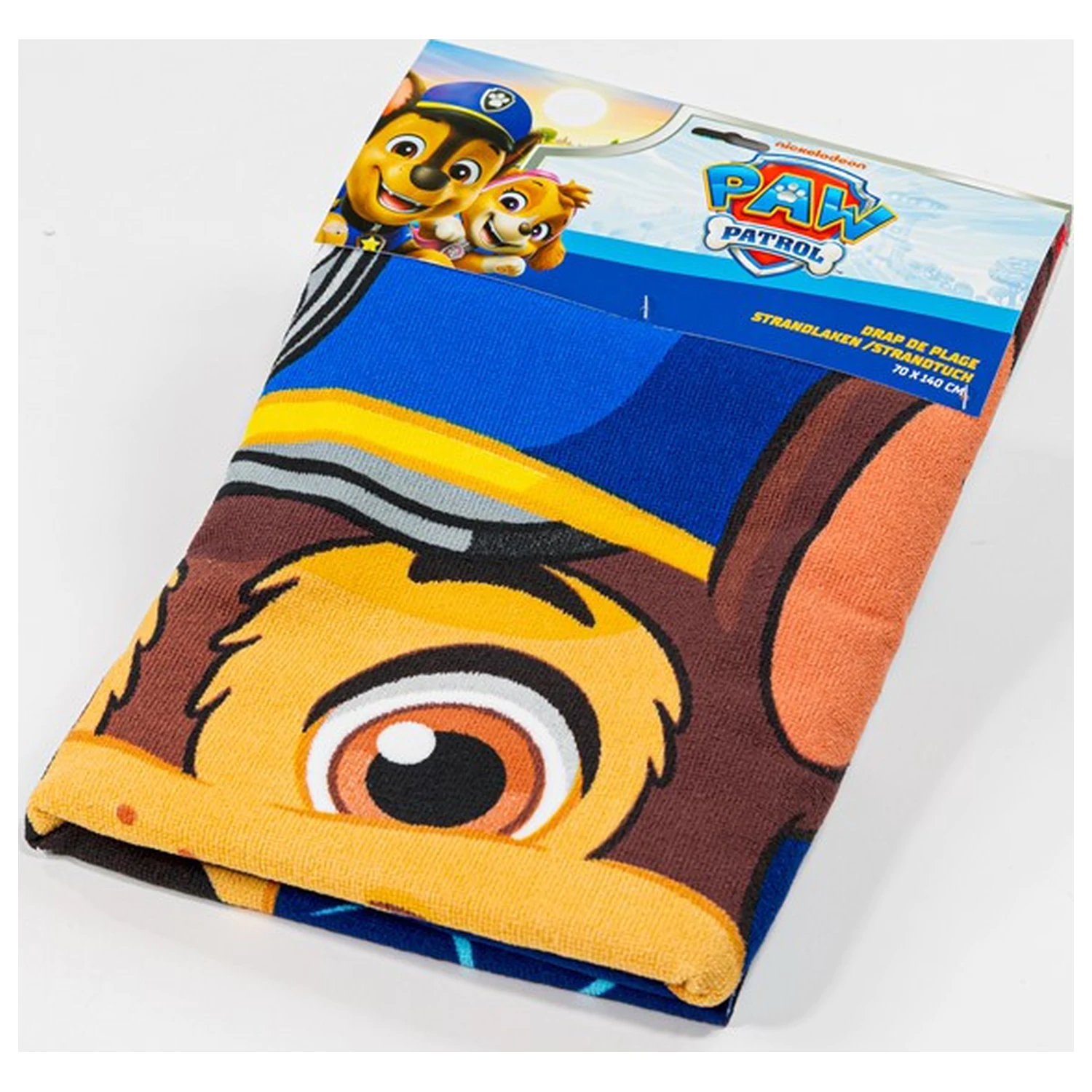 Paw Patrol Sunshine Mode Handtuch 70x140cm Produktfoto