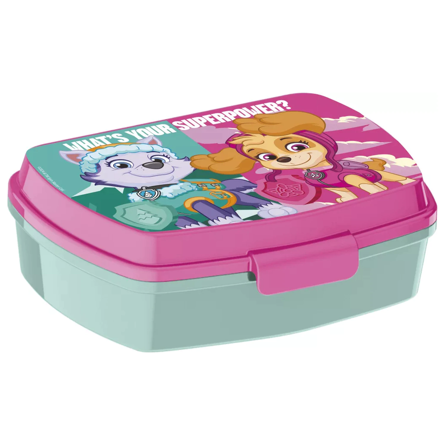 PAW Patrol Superpowers lustige Kunststoff-Sandwichbox Produktfoto