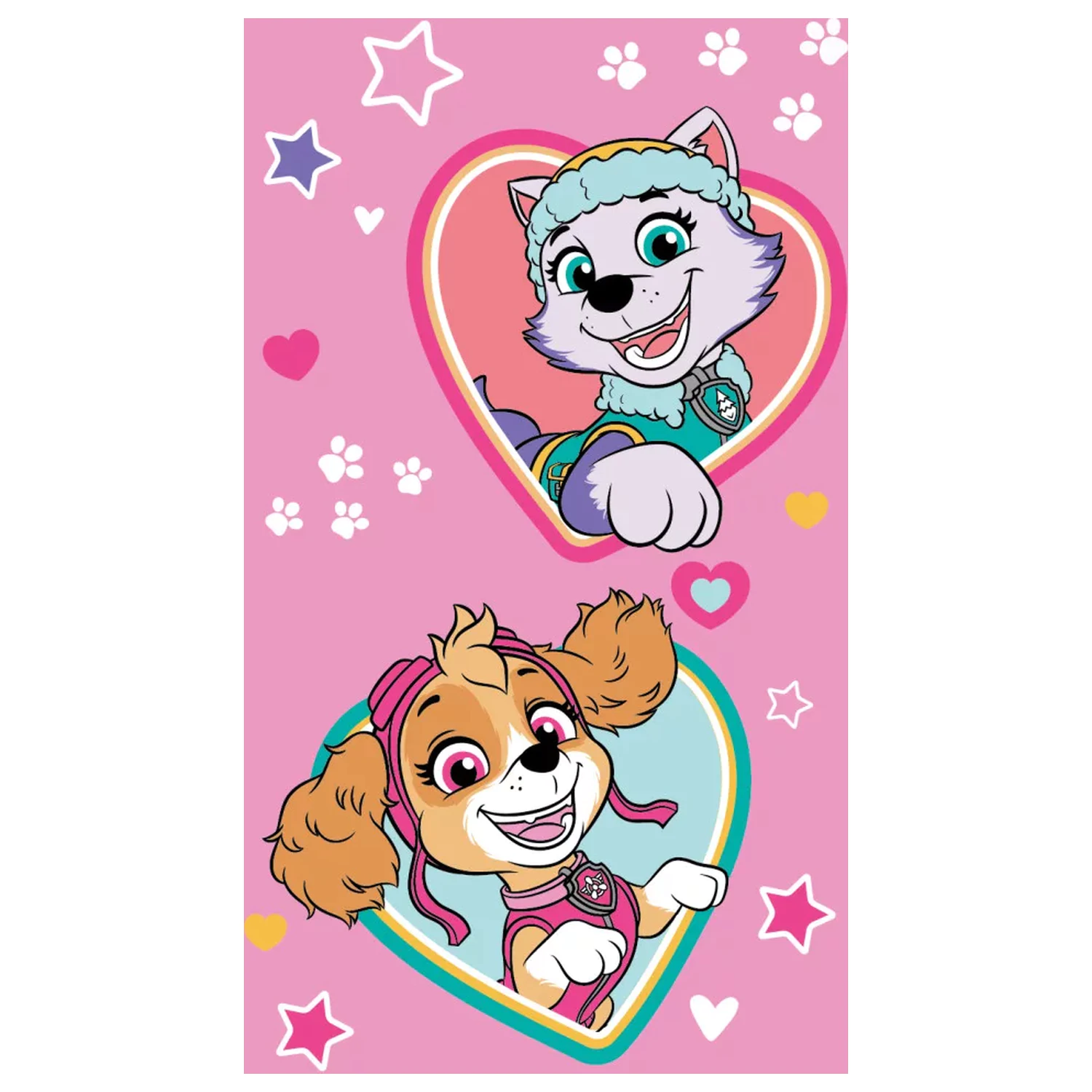Paw Patrol Sweet Paws Handtuch, Gesichtstuch, Handtuch 30x50cm Produktfoto