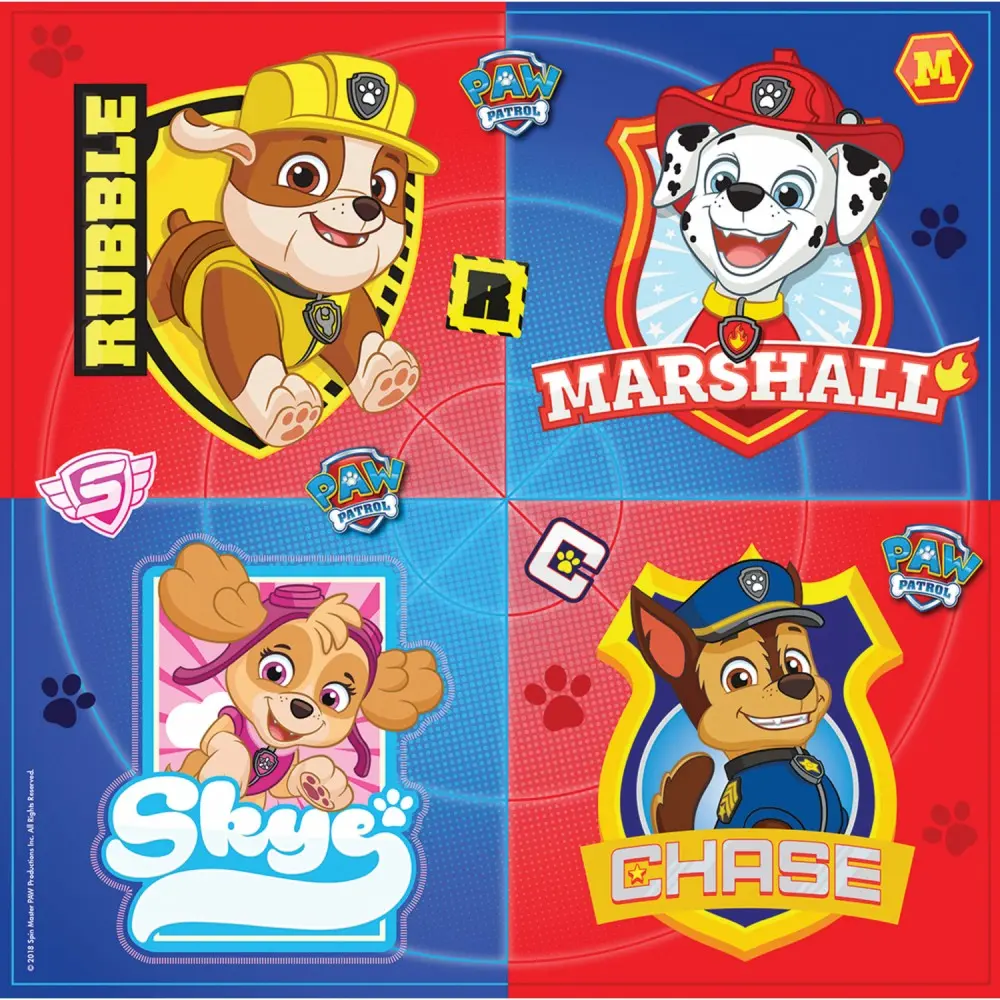 Paw Patrol Servietten 16 Stk. Produktfoto