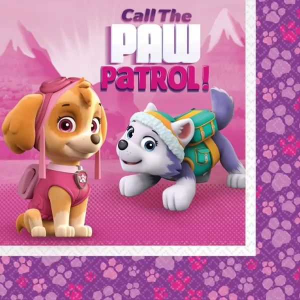 Paw Patrol Servietten 20 Stück Produktfoto