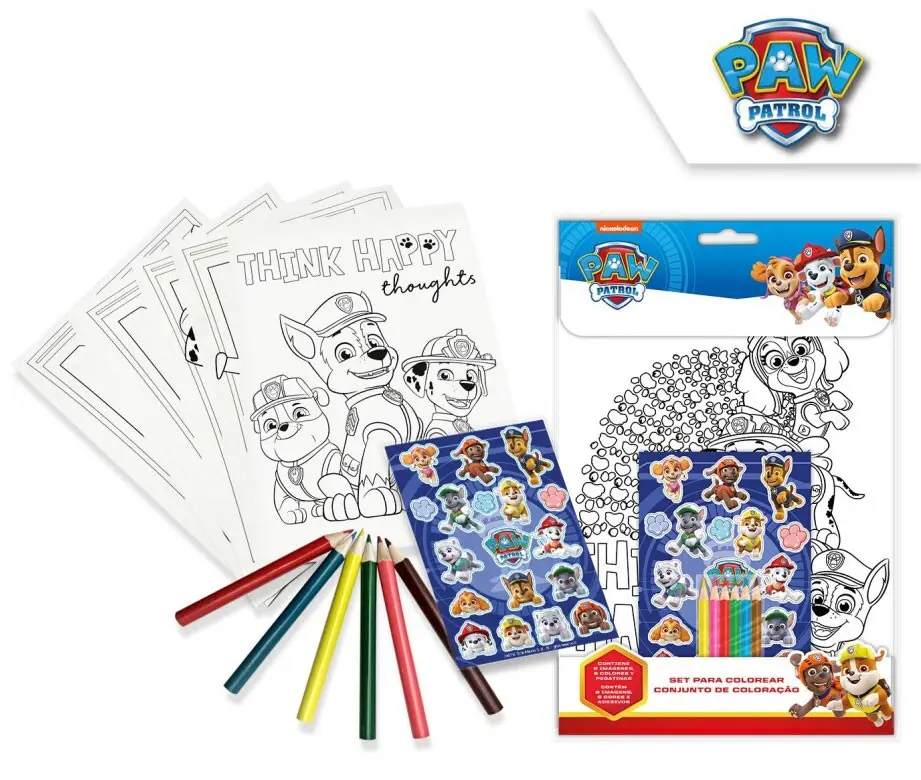 PAW Patrol Mal- und Sticker-Set Produktfoto