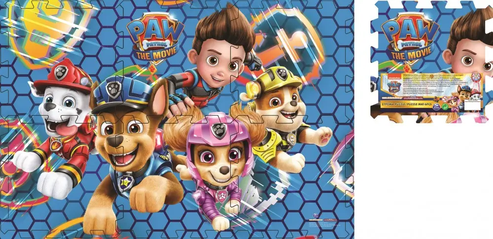 Paw Patrol Schaumstoff Puzzlematte 6 Teile Produktfoto