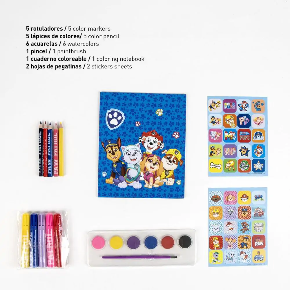 Paw Patrol Rucksack und Schreibwaren Set Produktfoto