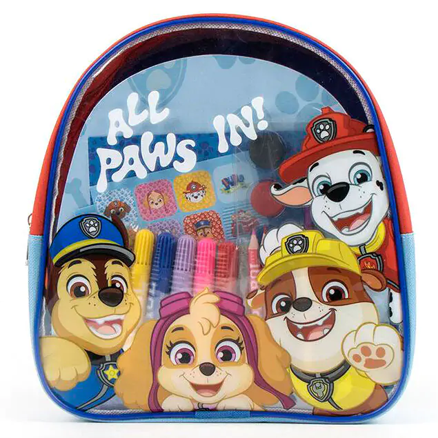 Paw Patrol Rucksack und Schreibwaren Set Produktfoto