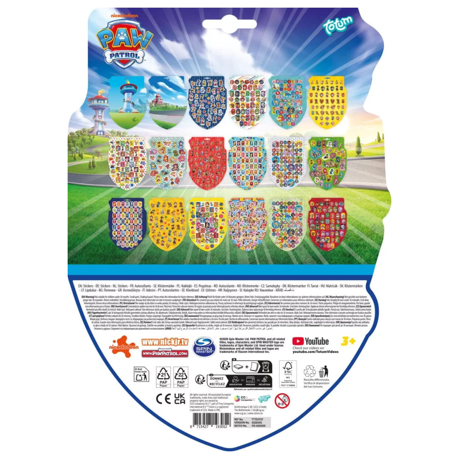 Paw Patrol Team A4 Sticker Album Produktfoto