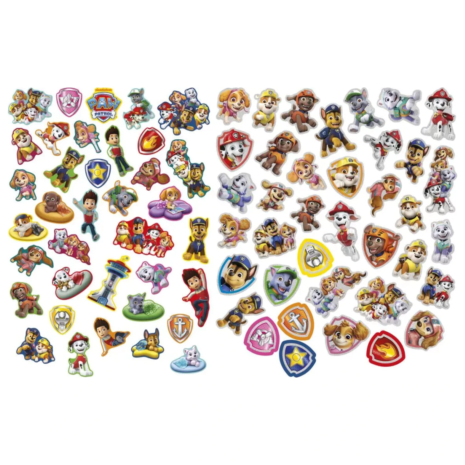 Paw Patrol Team Form Sticker Set, 75 Stück Produktfoto