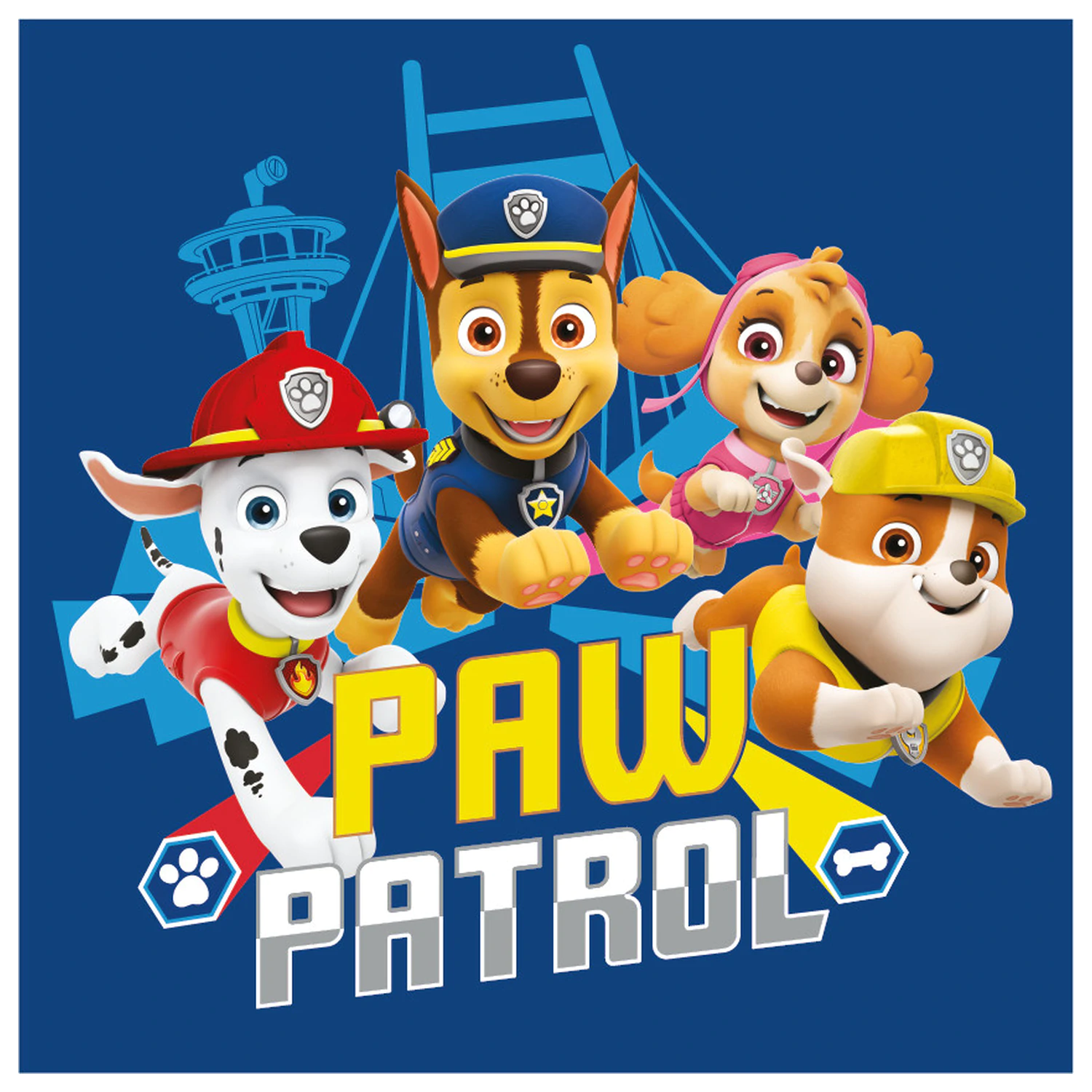 PAW Patrol Team Hand- und Gesichtshandtuch, Handtuch Produktfoto