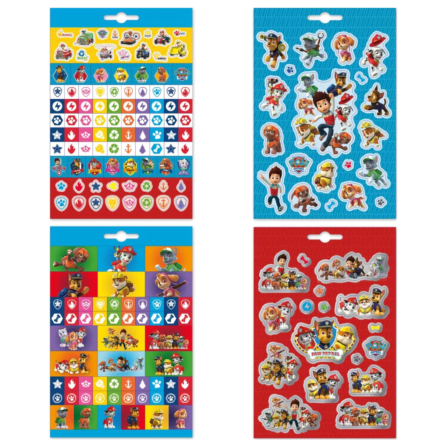 Paw Patrol Team Aufkleber-Set 4 Bögen Produktfoto